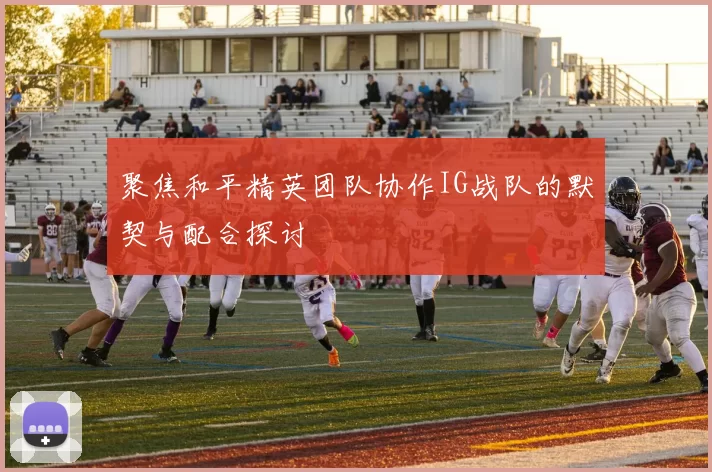 聚焦和平精英团队协作IG战队的默契与配合探讨